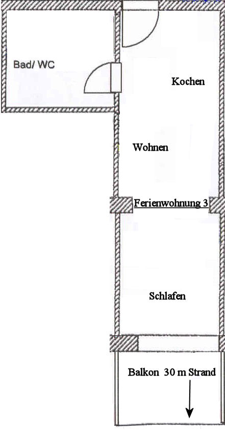 Wohnung 3 Grundriß