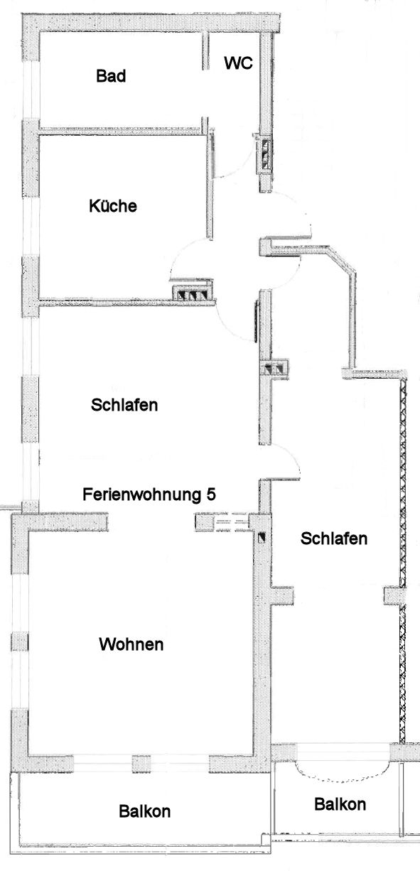 Wohnung 5 Grundriß